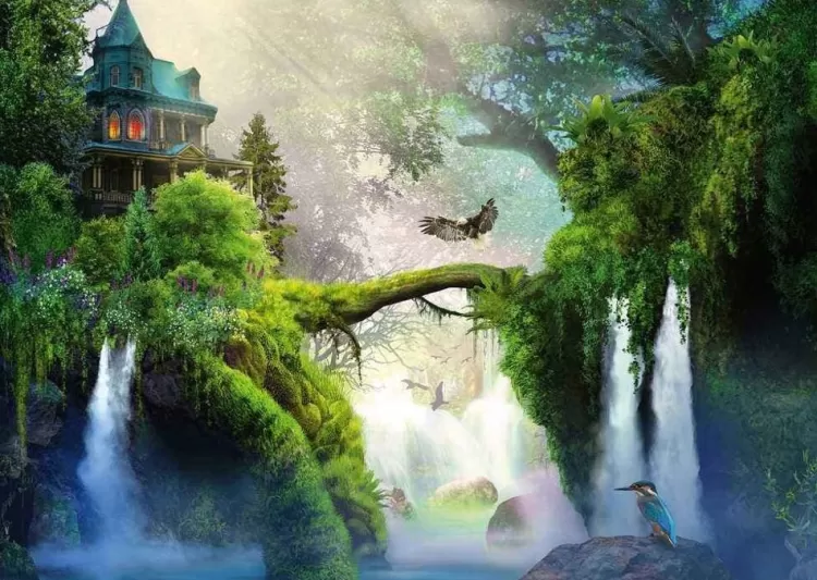 Schmidt Landscape* - Georgia Fellenberg - Enchanted Spring - 1000 Piece Jigsaw Puzzle