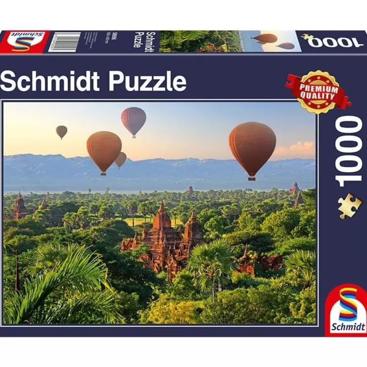 Schmidt Pastimes* - Hot Air Balloons Myanmar - 1000 Piece Jigsaw Puzzle