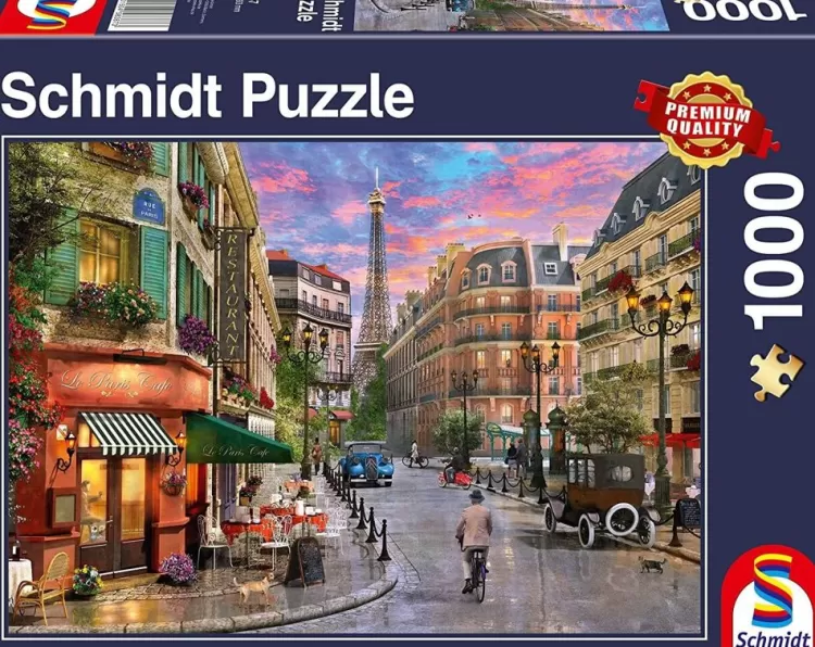 Schmidt Locations & Buildings* - Street To The Eiffel Tower - 1000 Piece Jigsaw Puzzle