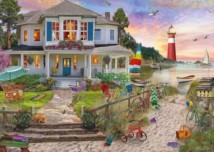 Schmidt Pastimes* - The Beach House - 1000 Piece Jigsaw Puzzle