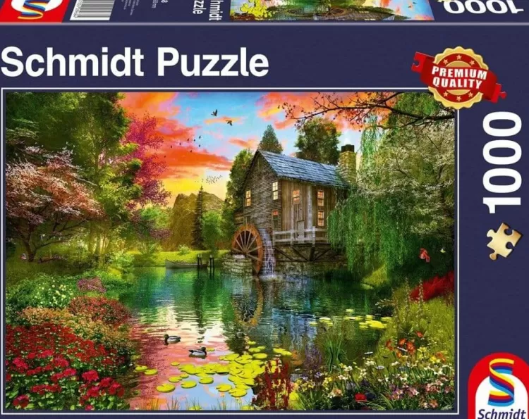 Schmidt Locations & Buildings* - The Watermill - 1000 Piece Jigsaw Puzzle