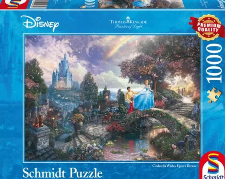 Schmidt Sound & Screen* - Thomas Kinkade - Disney Cinderella - 1000 Piece Jigsaw Puzzle