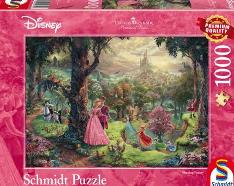 Schmidt Sound & Screen* - Thomas Kinkade - Disney Sleeping Beauty - 1000 Piece Jigsaw Puzzle