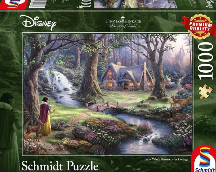 Schmidt Sound & Screen* - Thomas Kinkade - Disney Snow White - 1000 Piece Jigsaw Puzzle