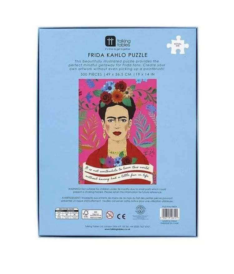 Talking Tables Art* - Frida Kahlo Puzzle - 500 Piece Jigsaw Puzzle