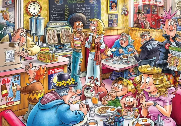 Jumbo Humour*Wasgij - Destiny 27 Cafe To Latte! - 1000 Piece Jigsaw Puzzle