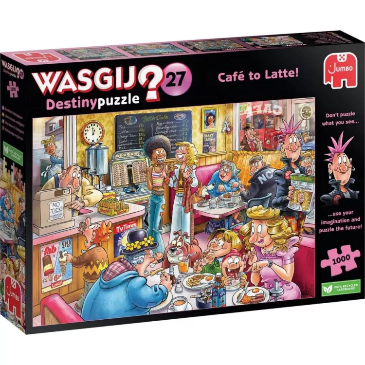 Jumbo Humour*Wasgij - Destiny 27 Cafe To Latte! - 1000 Piece Jigsaw Puzzle