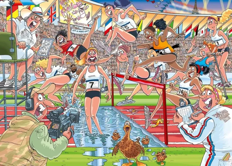 Jumbo Humour*Wasgij - Original 44 Summer Games! - 1000 Piece Jigsaw Puzzle