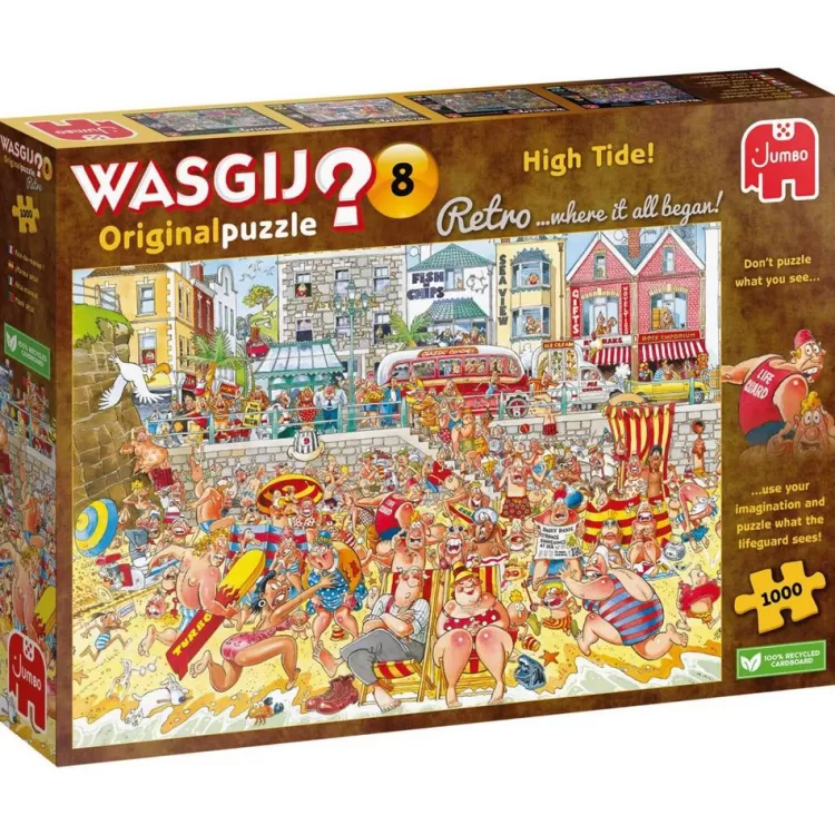 Jumbo Humour*Wasgij - Retro Original 8 High Tide! - 1000 Piece Jigsaw Puzzle