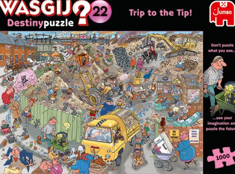 Jumbo Humour*Wasgij Destiny 22 Trip To The Tip! - 1000 Piece Jigsaw Puzzle