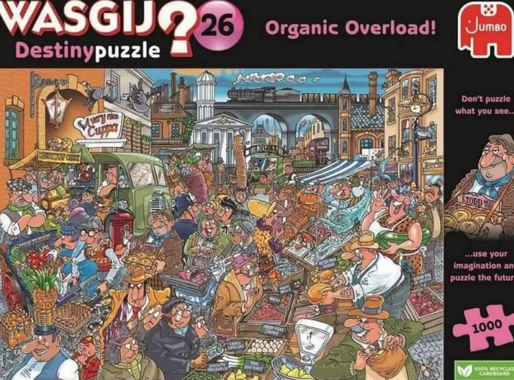Jumbo Humour*Wasgij Destiny 26 Organic Overload! - 1000 Piece Jigsaw Puzzle