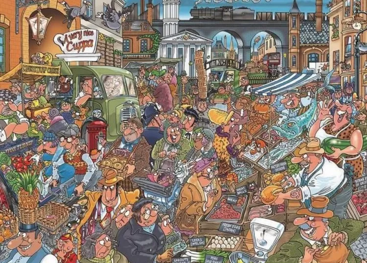 Jumbo Humour*Wasgij Destiny 26 Organic Overload! - 1000 Piece Jigsaw Puzzle