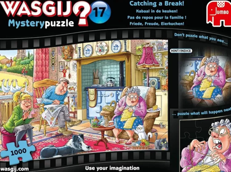 Jumbo Humour*Wasgij Mystery 17 Catch A Break - 1000 Piece Jigsaw Puzzle