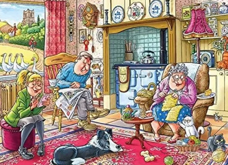 Jumbo Humour*Wasgij Mystery 17 Catch A Break - 1000 Piece Jigsaw Puzzle