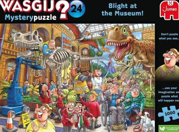 Jumbo Humour*Wasgij Mystery 24 Blight At The Museum! - 1000 Piece Jigsaw Puzzle