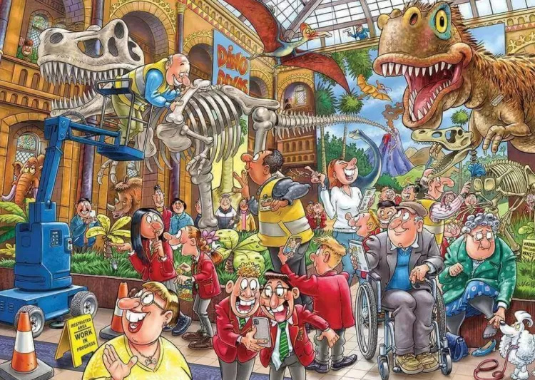 Jumbo Humour*Wasgij Mystery 24 Blight At The Museum! - 1000 Piece Jigsaw Puzzle