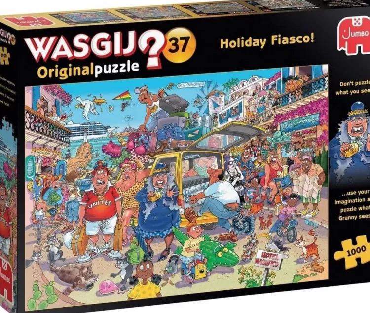 Jumbo Humour*Wasgij Original 37 Holiday Fiasco! - 1000 Piece Jigsaw Puzzle