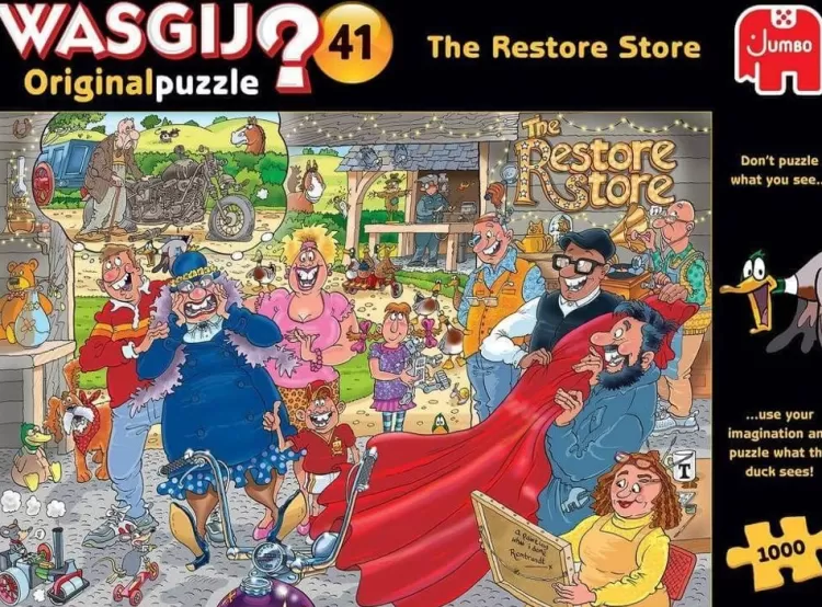 Jumbo Humour*Wasgij Original 41 The Restore Store - 1000 Piece Jigsaw Puzzle