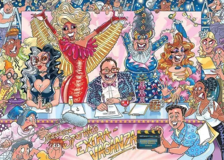 Jumbo Humour*Wasgij Original 42 Rule The Runway! - 1000 Piece Jigsaw Puzzle