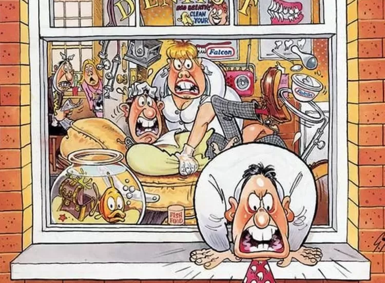Jumbo Humour*Wasgij Original 4 - Open Wide - 150 Piece Jigsaw Puzzle