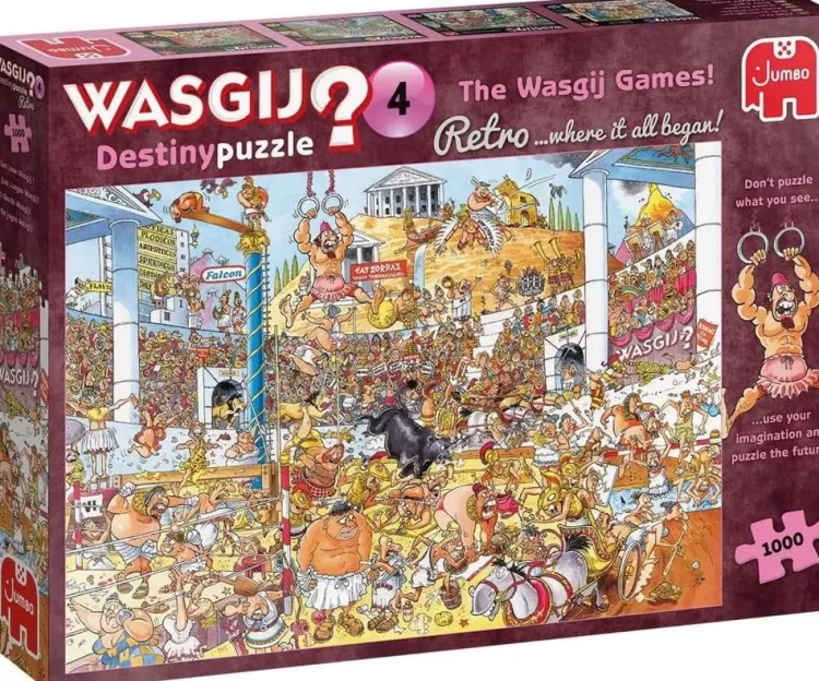 Jumbo Humour*Wasgij Retro Destiny 4 Wasgij Games - 1000 Piece Jigsaw Puzzle