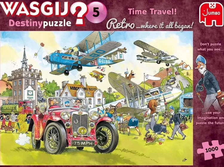 Jumbo Humour*Wasgij Retro Destiny 5 Time Travel! - 1000 Piece Jigsaw Puzzle